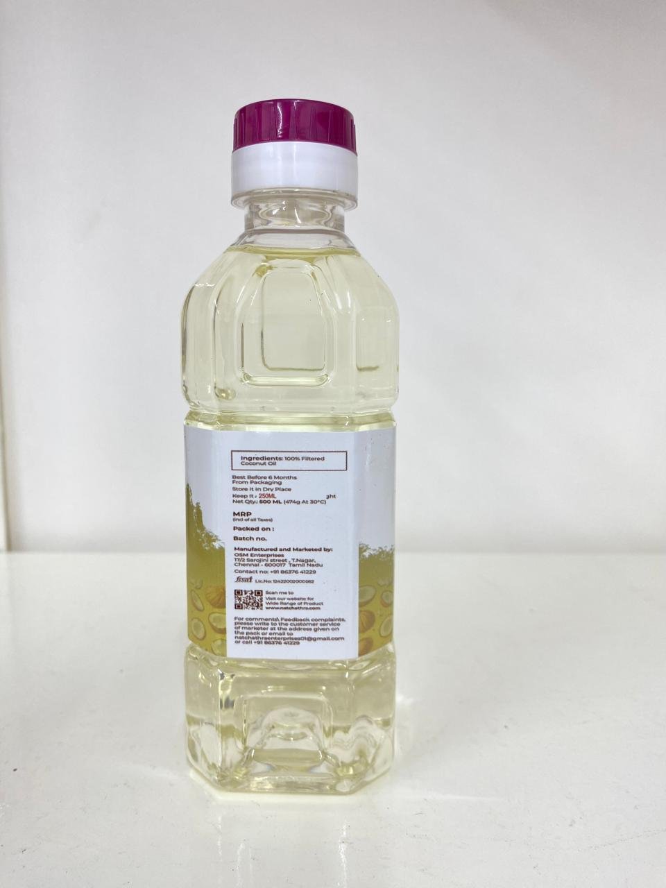 Cold Pressed Coconut Oil 250 ml
